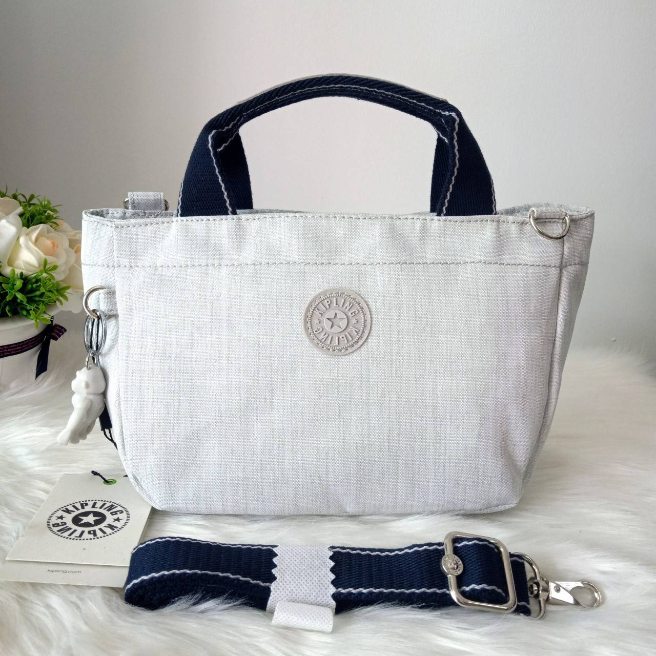 กระเป๋า kiplingแท้ Sugar S II กระเป๋าถือ สะพายไหล่ กระเป๋าคิปลิ้ง กระเป๋าคิปลิง