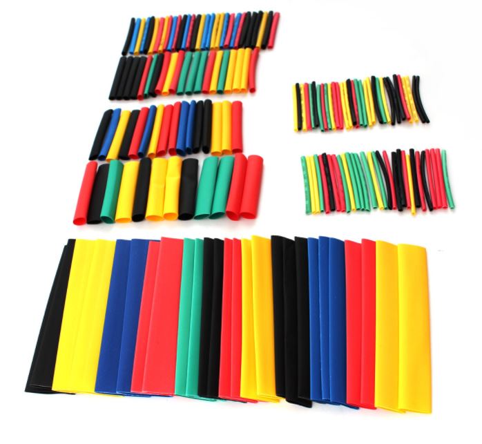 ท่อหดขนาด 2mm ยาว 40mm (4 cm.) อัตราส่วนการหด 2:1 มี 7 สีให้เลือก Heat Shrinkable Tube