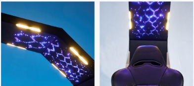 เก้าอี้เล่นเกม R1Pro Galaxy Battleship Zero Gravity พร้อมห้องนักบินปรับระยะการมองได้ เก้าอี้เล่นเกมแคปซูลอวกาศ