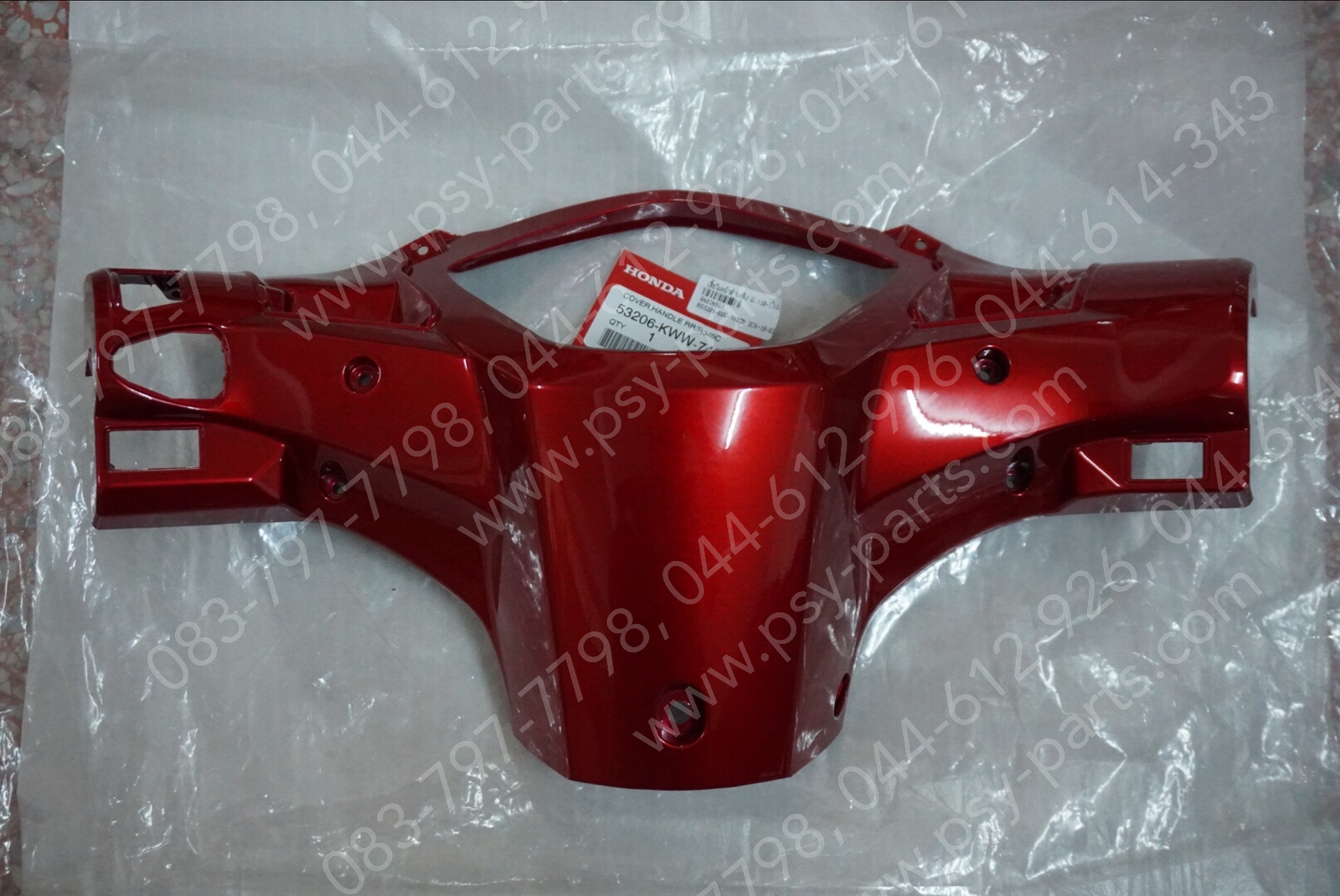 เสื้อไฟหน้าด้านหลัง WAVE 110-I ใหม่ แท้ๆ สีแดงบรอนซ์ (R340) 53206-KWW-740ZH