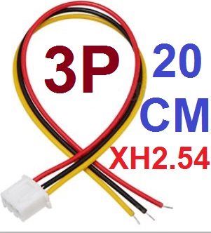 JST XH2.54mm 3Pin 20CM Male Connector Plug With Wire Cable Line 200mm (20cm)