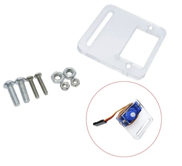 SG90 Servo Mount Bracket steering gear ขายึดเซอร์โว แท่นยึดเซอร์โวมอเตอร์