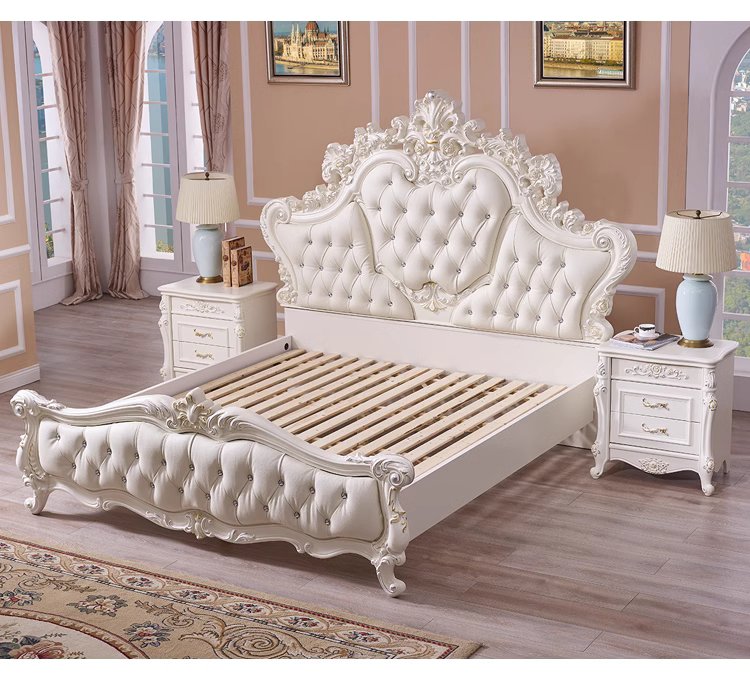 เตียงเจ้าหญิง เตียงหลุยส์ เตียงนอนหลุยส์ รุ่น Moon