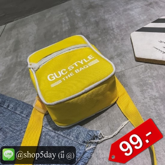 🔥กระเป๋าสะพายข้างและคาดอก สีสันสดใส่