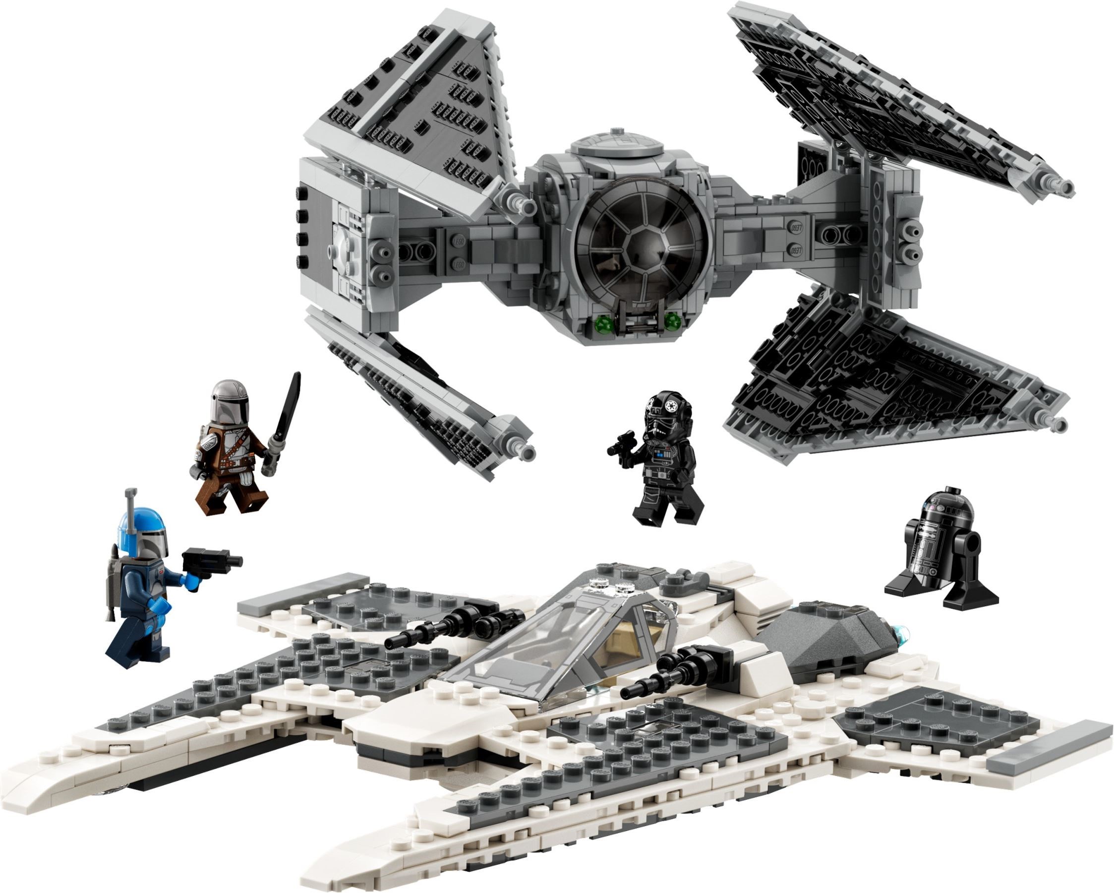 LEGO Star Wars เลโก้ 75348 Mandalorian Fang Fighter vs TIE Interceptor