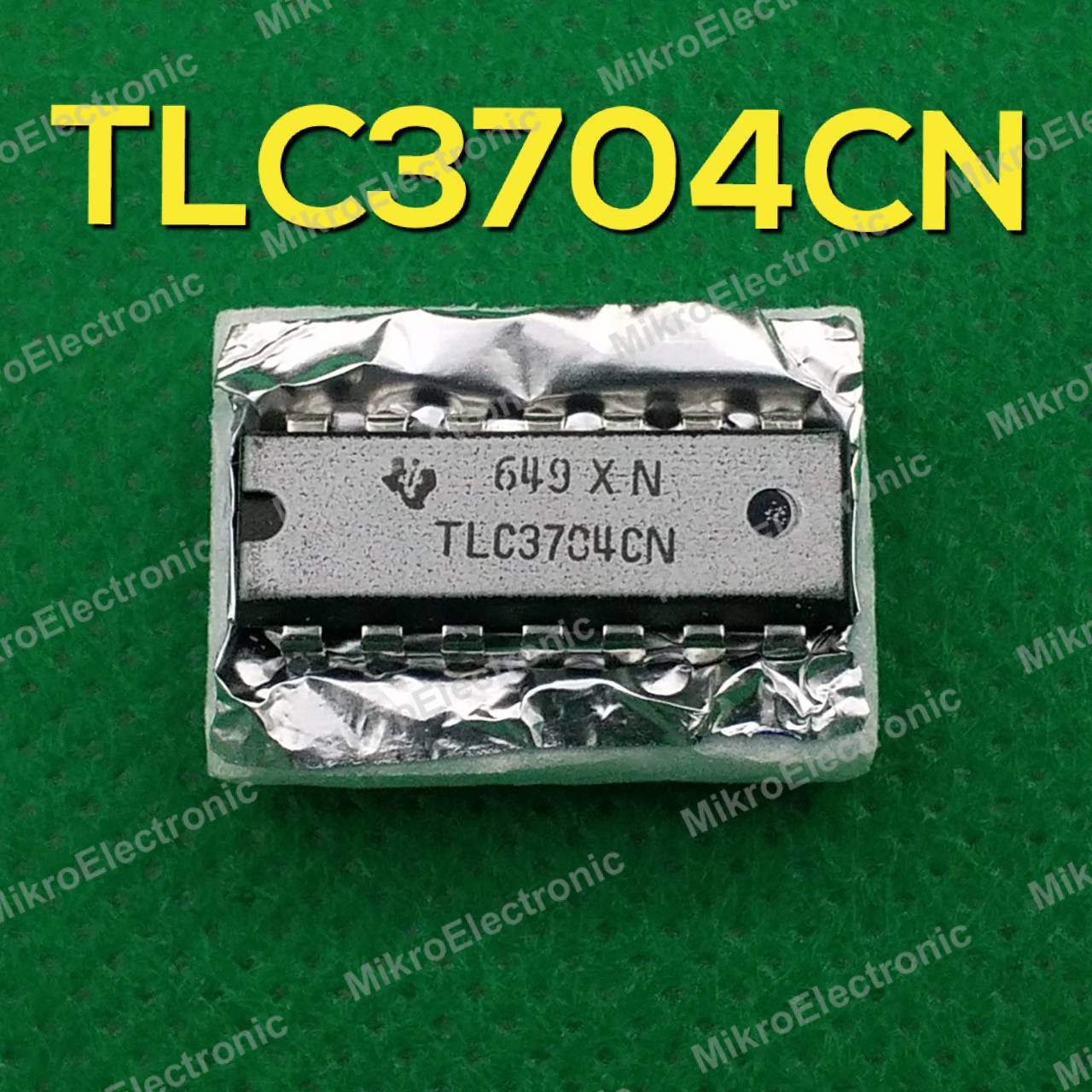 TLC3704CN QUAD MICROPOWER LinCMOS VOLTAGE COMPARATORS