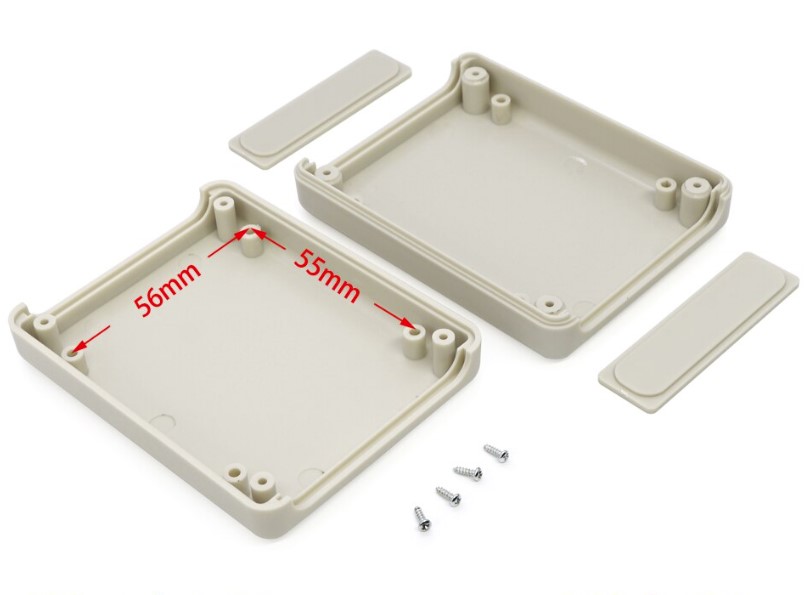 กล่องพลาสติก 90*70*28 mm. สีขาว white color 90x70x28 mm. abs plastic enclosure for small device box enclosure plastic GPS junction box