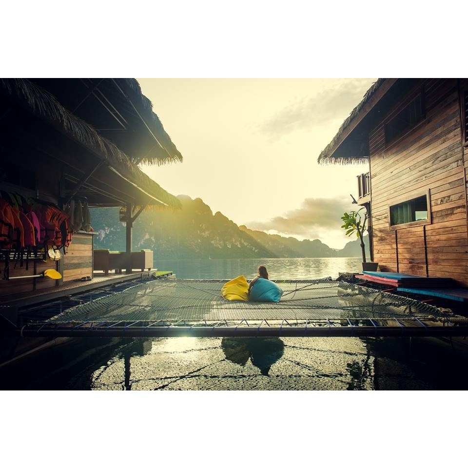 ตาข่ายเปลนอน ตาข่ายคาเฟ่ ตาข่ายริมน้ำ ตาข่ายขึงโครงเหล็ก ตาข่ายร้านอาหาร ตาข่ายถ่ายภาพเช็คอิน มีขนาดให้เลือกแถมเชือกมัด