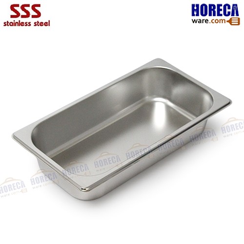 อ่างสเตนเลส 1/3 ลึก 6ซม. สามเอส-อ่างGN