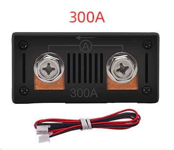 PZEM-025 DC 0-300v 300A Shunt Bidirectional Battery Tester DC Digital Green LCD Ammeter Voltmeter Power Kwh Voltage Meter
