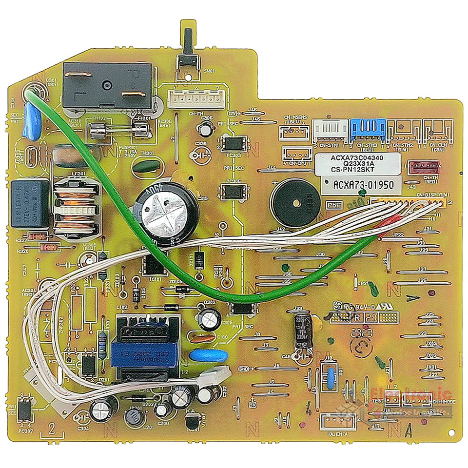 แผงบอร์ดแอร์คอยเย็นPANASONIC-พานาโซนิค รุ่น CS-PN12SKT-อะไหล่ใหม่แท้บริษัท #อะไหล่แอร์PANASONIC
