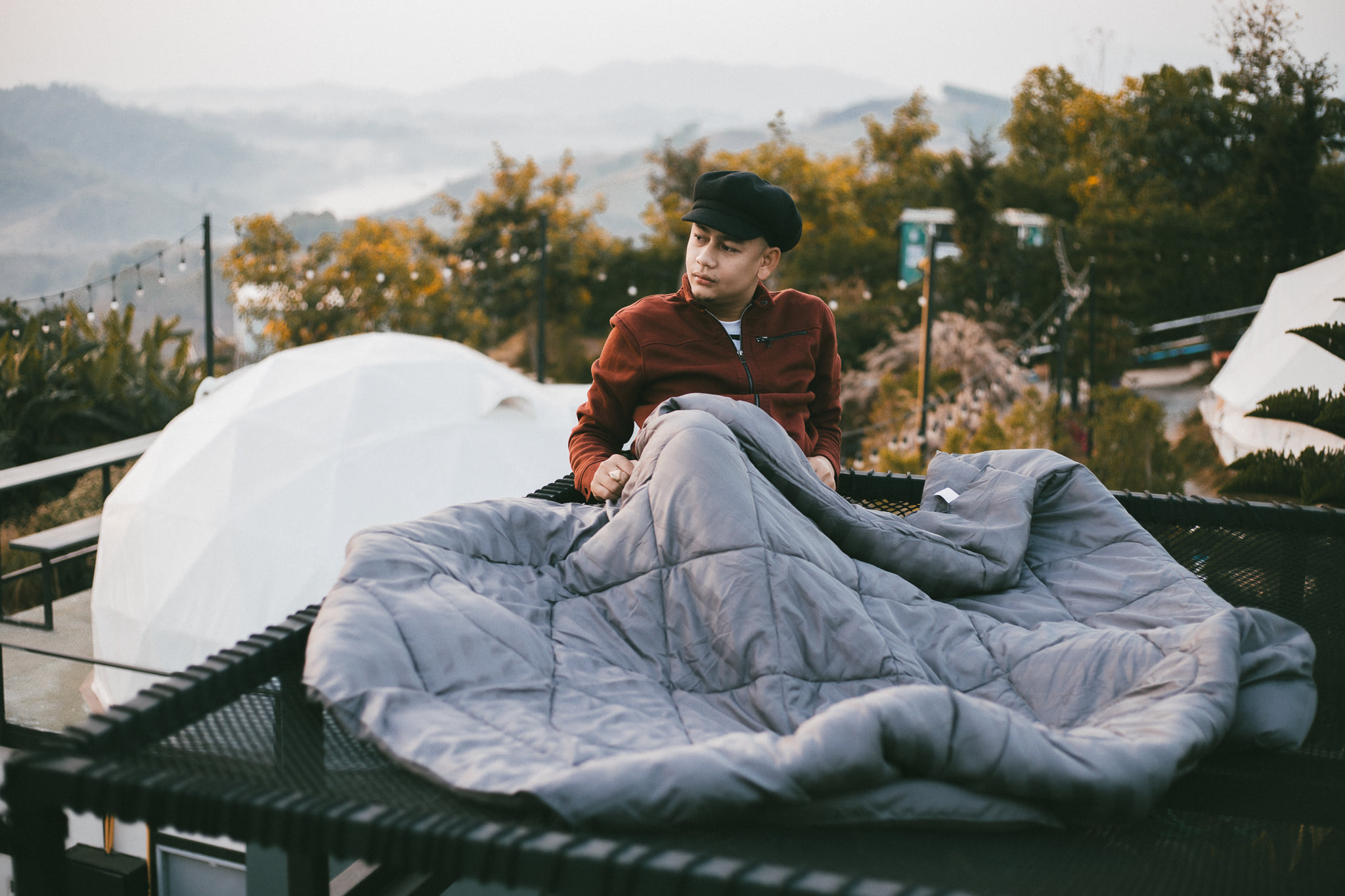 Hammock เปลตาข่ายนั่งเล่น ตาข่ายเช็คอินคาเฟ่ ตาข่ายกันตก