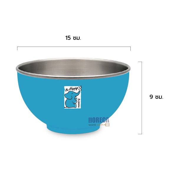 ชาม 15 ซม.Darling หัวม้าลาย