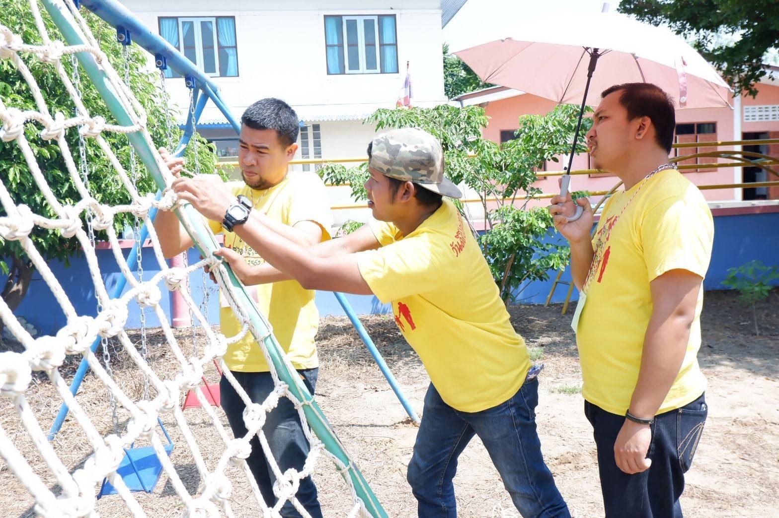 ตาข่ายเชือกใยยักษ์ ขนาด 16 mm.ช่องตา 25 x 25 cm. (ผลิตได้ทุกขนาด)