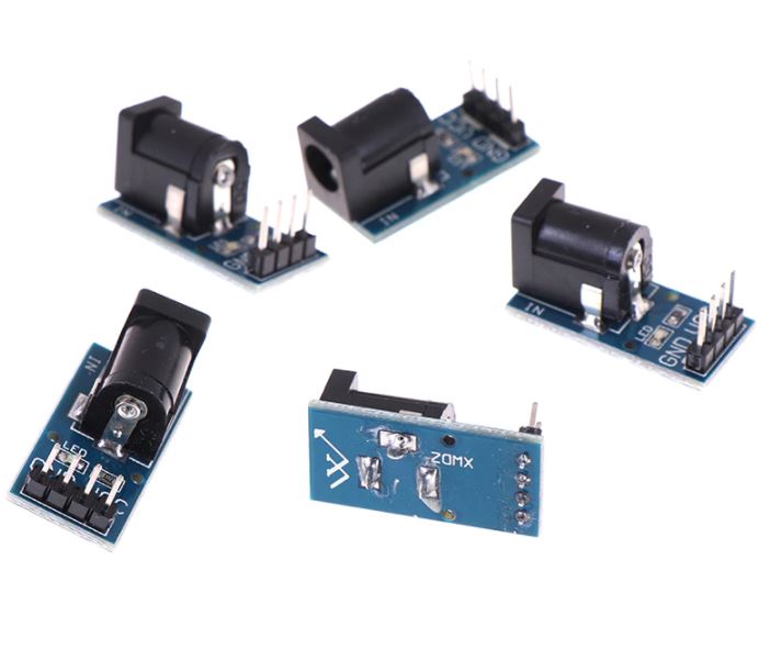 DC power module 5.5x2.1mm adapter board 5.5*2.1mm DC Jack Socket Plug Power Supply Module Plate Board Connector For Arduino