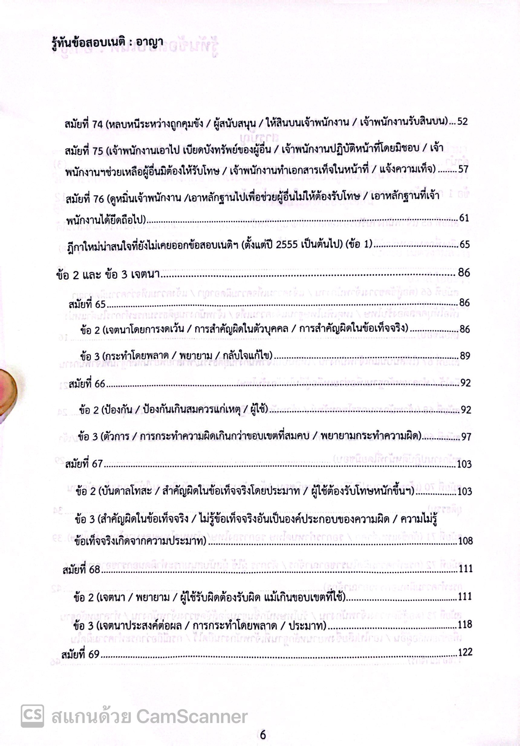 (ตำหนิ)รู้ทันข้อสอบเนติ อาญา /โดย:โชคชัย เนตรงามสว่าง, บราลี ไอยะรา / ปีที่พิมพ์ : กรกฎาคม 2567 (ครั้งที่ 2)
