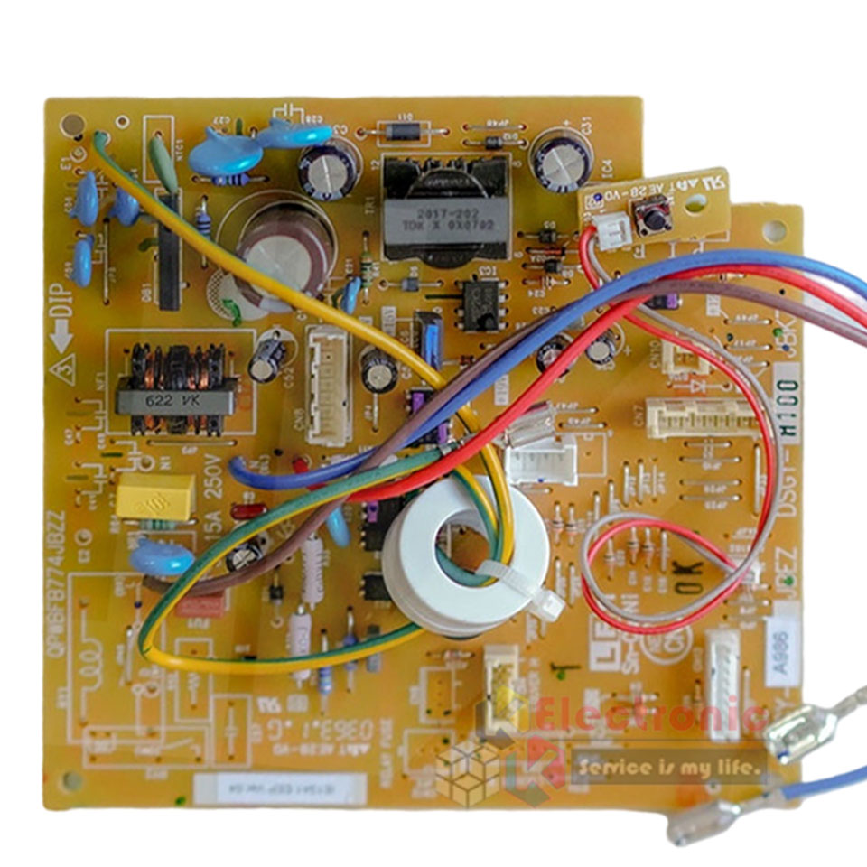 แผงบอร์ดควบคุมแอร์คอยเย็นSHARP-ชาร์ป ใช้ได้กับรุ่นที่ระบไว้-อะไหล่ใหม่แท้บริษัท