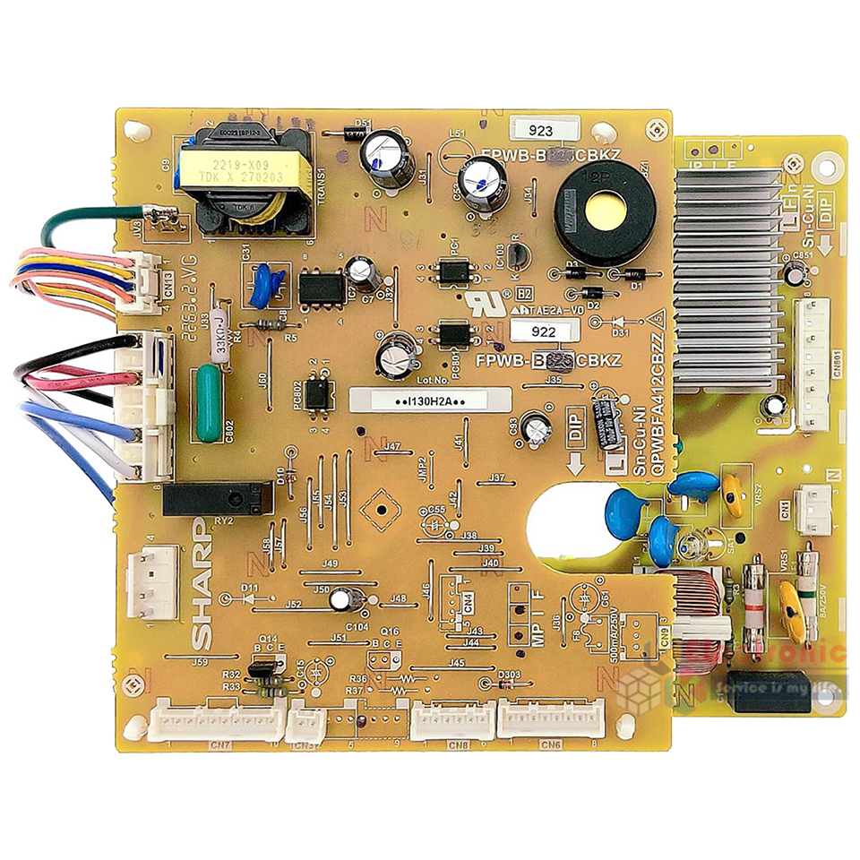 แผงบอร์ดตู้เย็นSHARP-ชาร์ป รุ่น SJ-X410T-SL/SJ-X380T-SL-อะไหล่ใหม่แท้บริษัท-ใช้ได้กับทุกรุ่นที่ทางร้านระบุไว้_อะไหล่ตู้เย็นชาร์ป