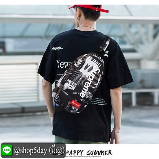 ♨️ Supremes p-b-b กระเป๋าคาดหน้าอก