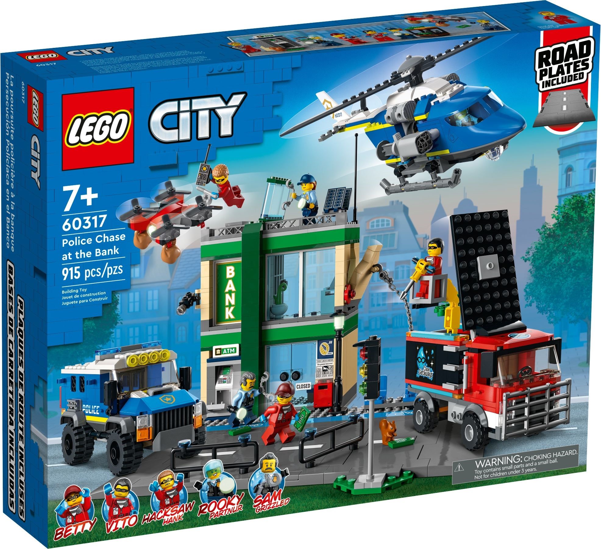 LEGO City เลโก้ 60317 Police Chase at the Bank