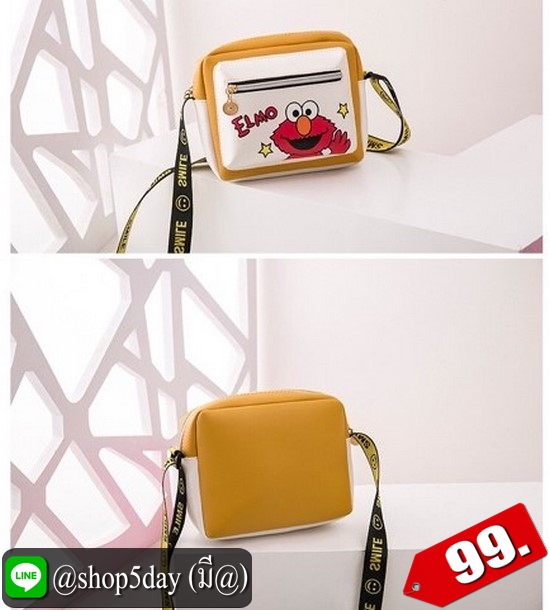 ⚡️ กระเป๋าสะพายข้างแฟชั่น ลาย Elmo ⚡️