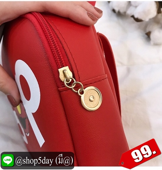 ⚡️ กระเป๋าสะพาย Supreme ลาย Elmo Mini ⚡️