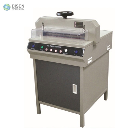 เครื่องตัดกระดาษไฟฟ้าอัตโนมัติยี่ห้อ DISEN รุ่น 450D+
