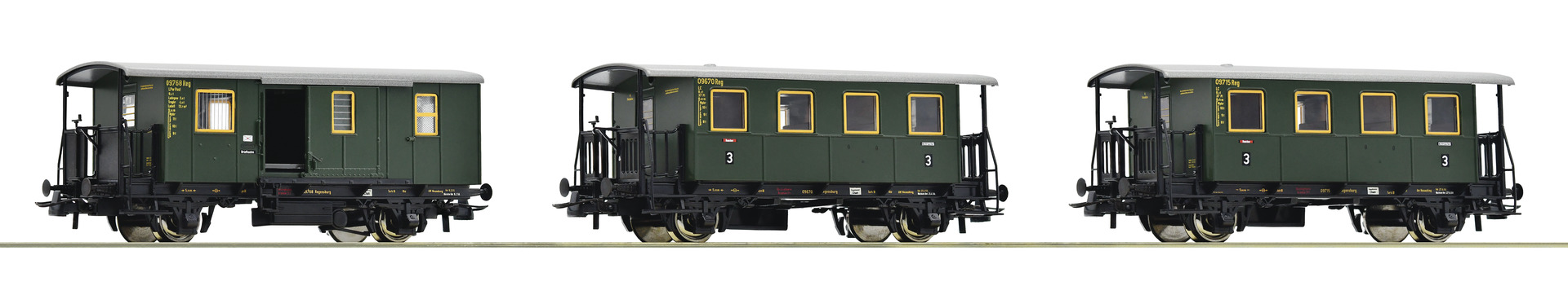 Roco74054 local train 3 car set