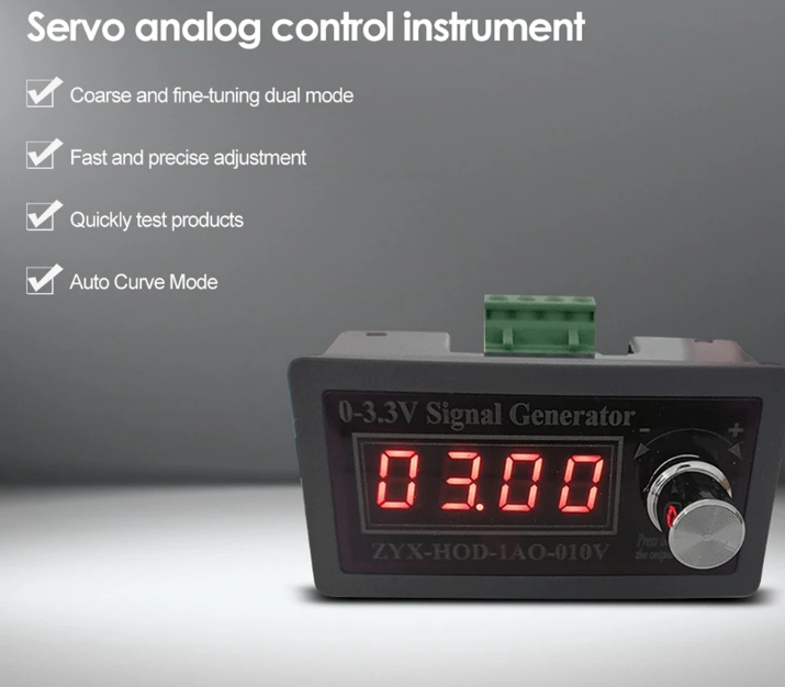 0-3.3V adjustable signal source voltage generator transmitter PLC frequency converter servo analog control instrument