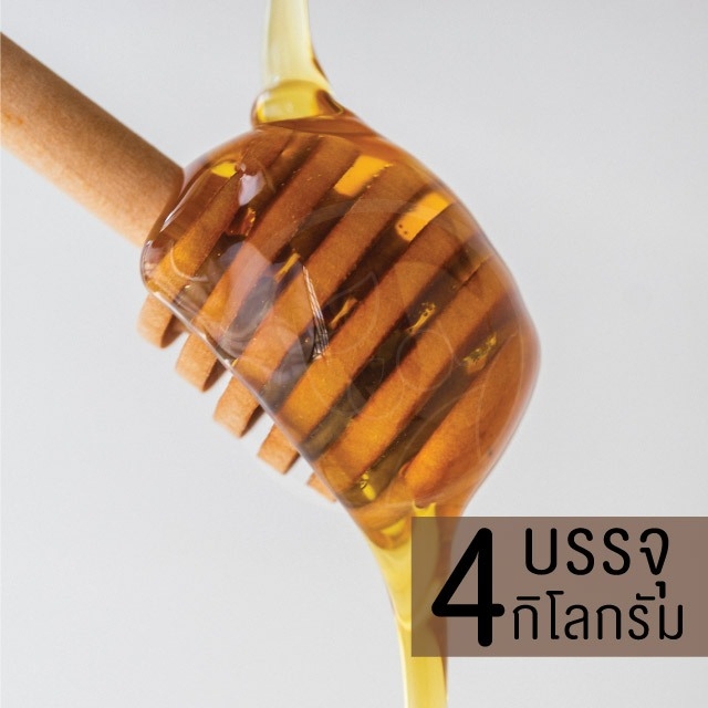 น้ำผึ้งแกลอน 4 กิโลกรัม น้ำผึ้งเกสรดอกไม้ป่า น้ำผึ้ง แท้ เดือนห้า Honey น้ำผึ้งป่า เครื่องดื่ม ตรา ทีอีเอ