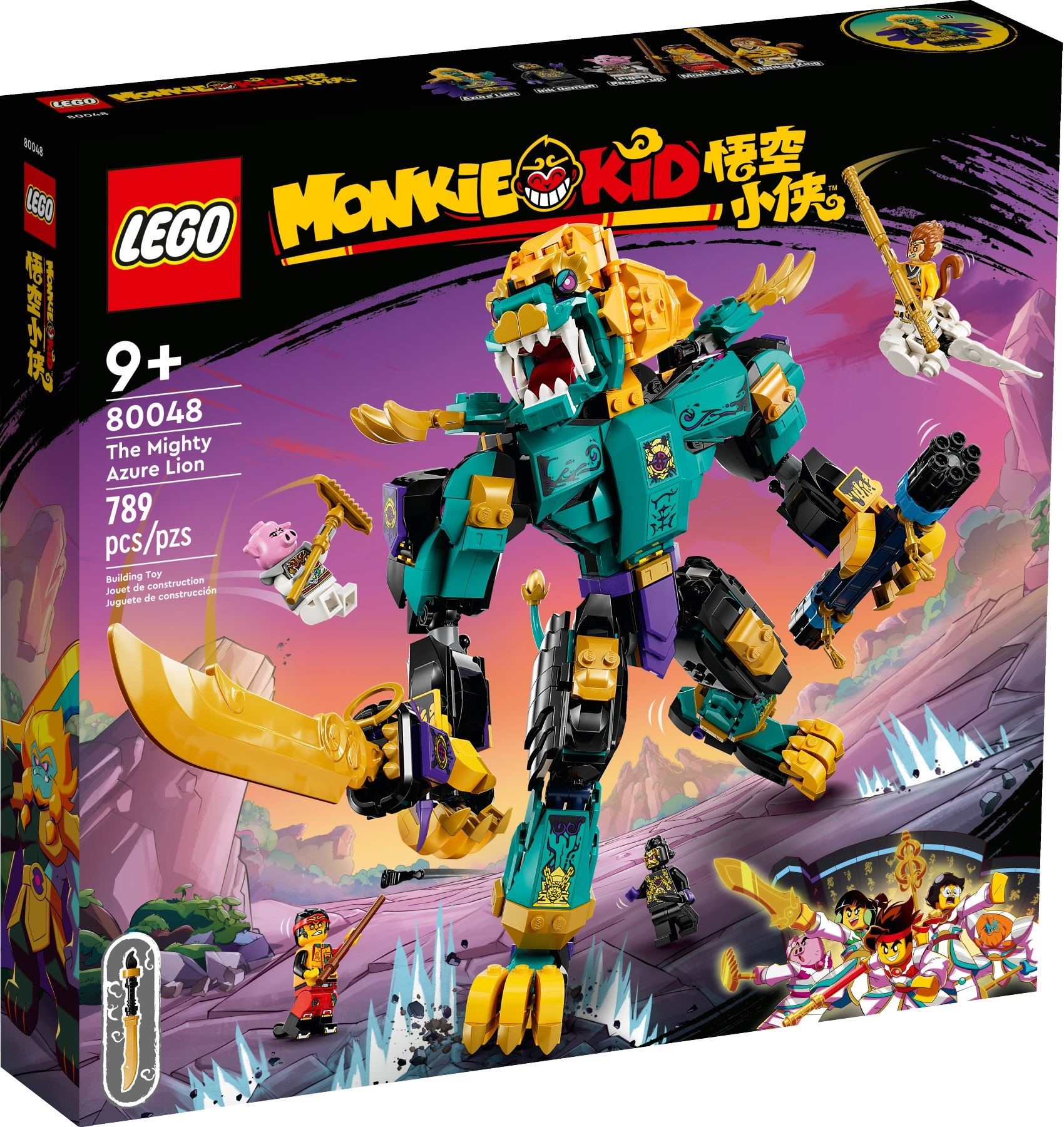 LEGO เลโก้ Monkey Kid 80048 The Mighty Azure Lion