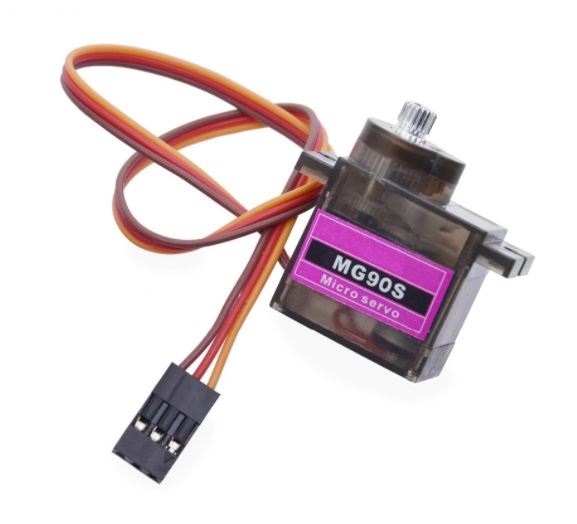 เซอร์โวมอเตอร์ MG90S เฟืองโลหะ หมุน 180 องศา 4.8V-6V Iron Gear Servo motor 180 degree 1.8kg/cm