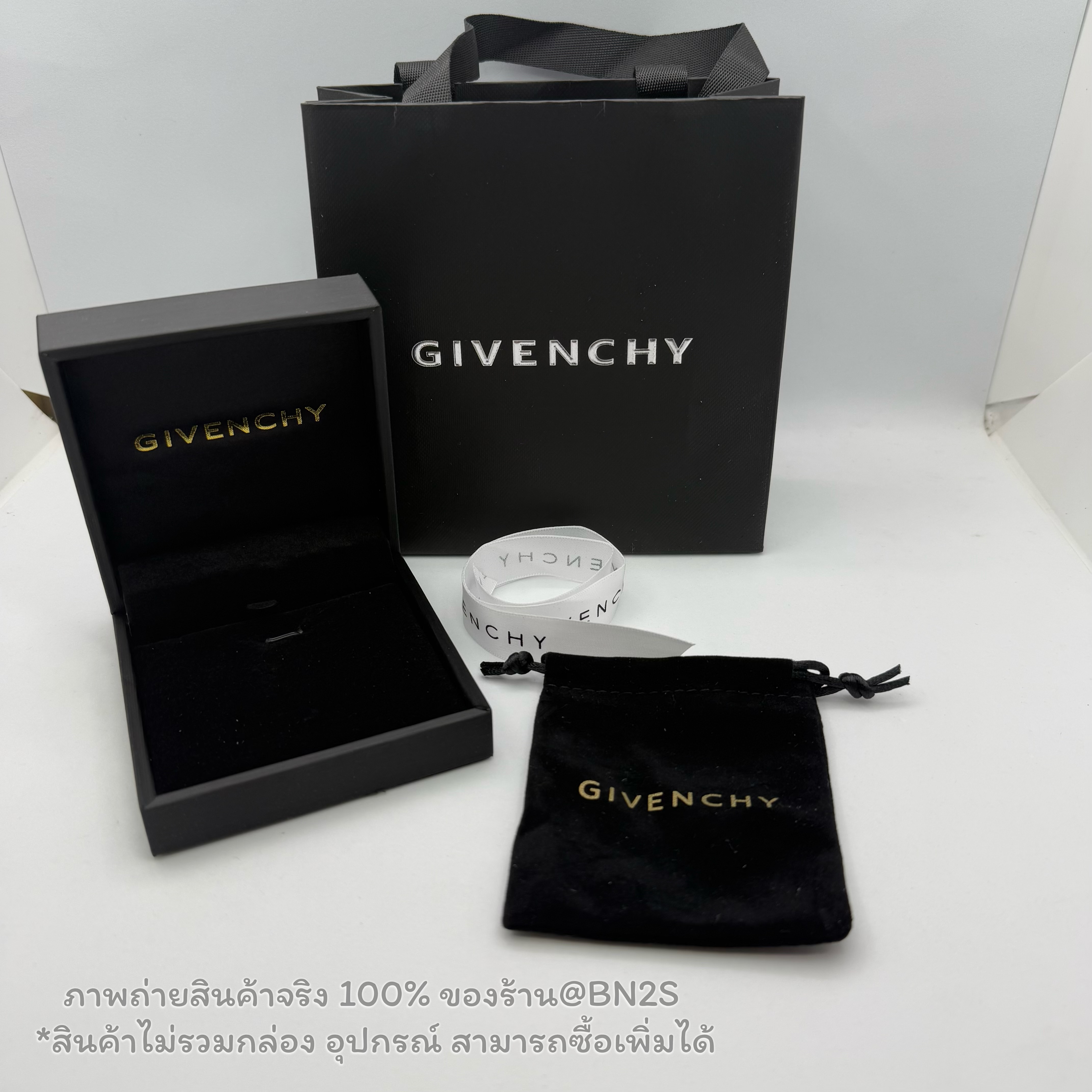 กล่องเก็บเครื่องประดับ สร้อย แหวน แบรนด์ Givenchy ครบชุด พร้อมจัดส่ง สำเนา