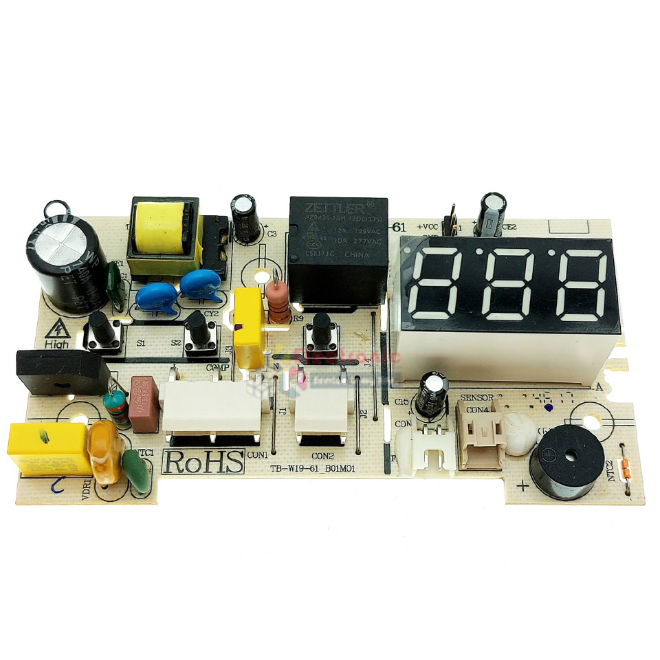 แผงบอร์ดควบคุมตู้แช่Sanden Intercool-(ซันเดนท์ อินเตอร์คูล)สำหรับรุ่น SSH-0205/SSH-0265/SSH-0355*อะไหล่ใหม่แท้บริษัท
