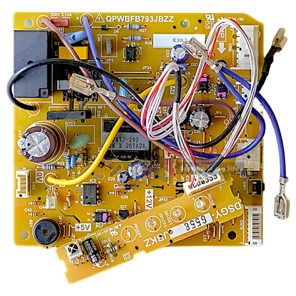 แผงบอร์ดควบคุมแอร์คอยเย็นSHARP-ชาร์ป ใช้ได้กับรุ่นที่ระบุไว้-อะไหล่ใหม่แท้บริษัท