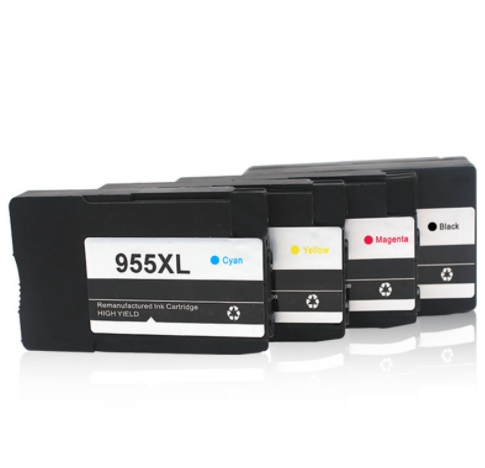 หมึกHP955XL เทียบเท่าใช้สำหรับเครื่องพิมพ์HP 7740 8210 8710 8715 8720 8730 8740 8725 8728