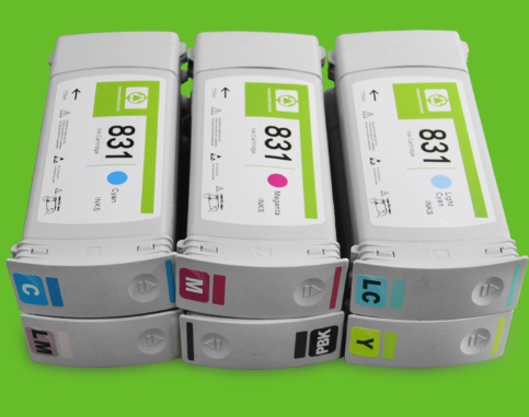 หมึกHP 831B 775-ml Yellow Latex Ink Cartridge (CZ691A)เทียบเท่า