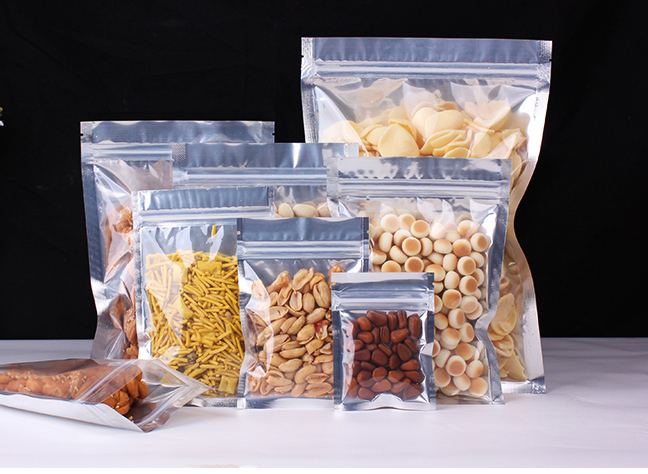 ถุงฟอยด์เมทัลไลท์ หน้าใส มีซิปล็อค ตั้งไม่ได้