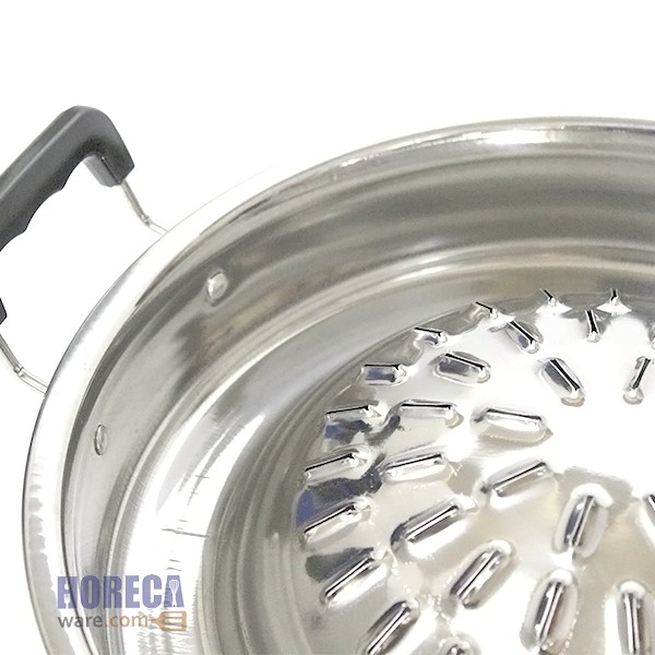 กระทะย่างเกาหลี สเตนเลส 28 ซม. ตราเพอร์เฟค