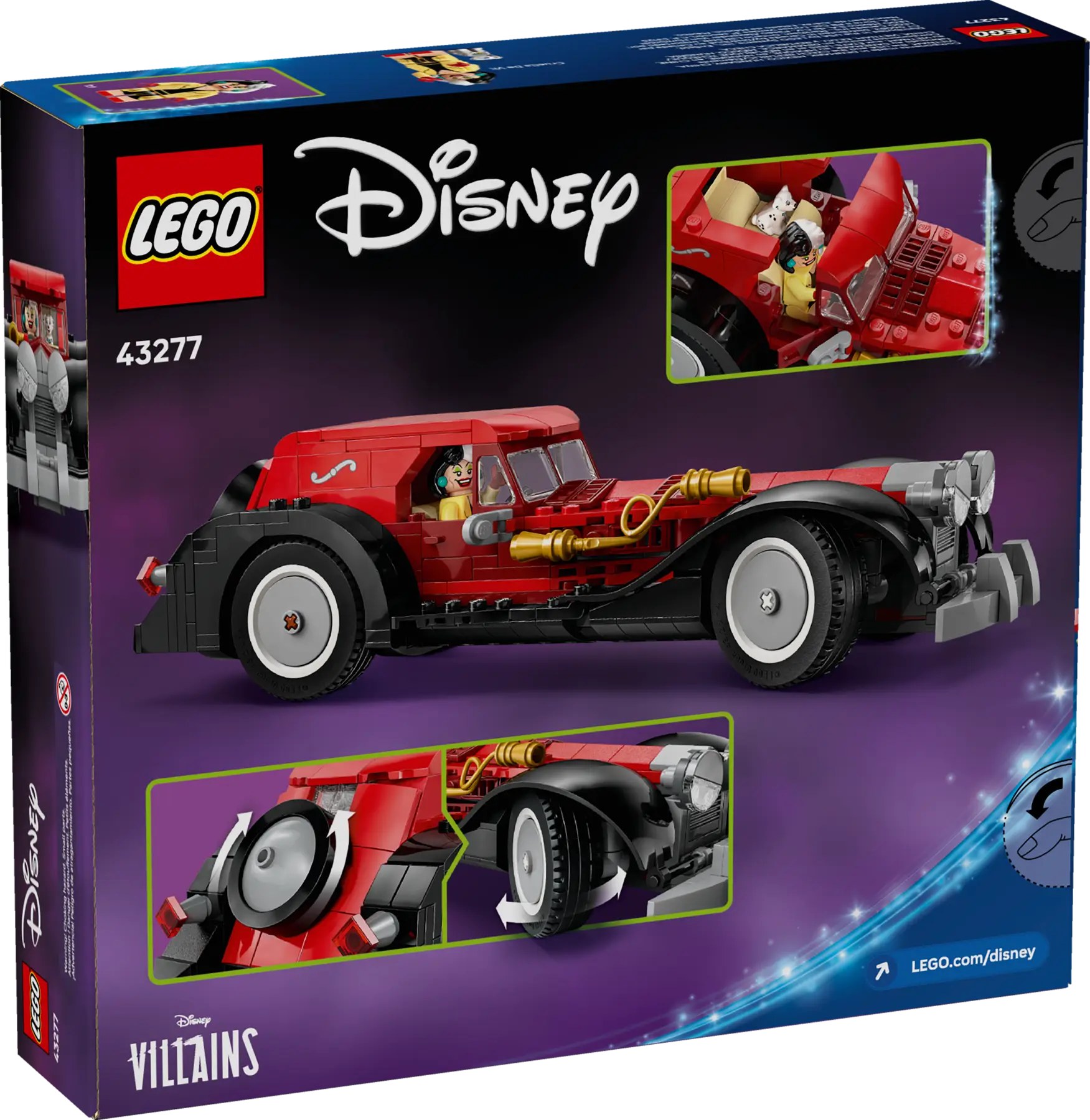LEGO Disney เลโก้ 43277 Cruella De Vil's Car