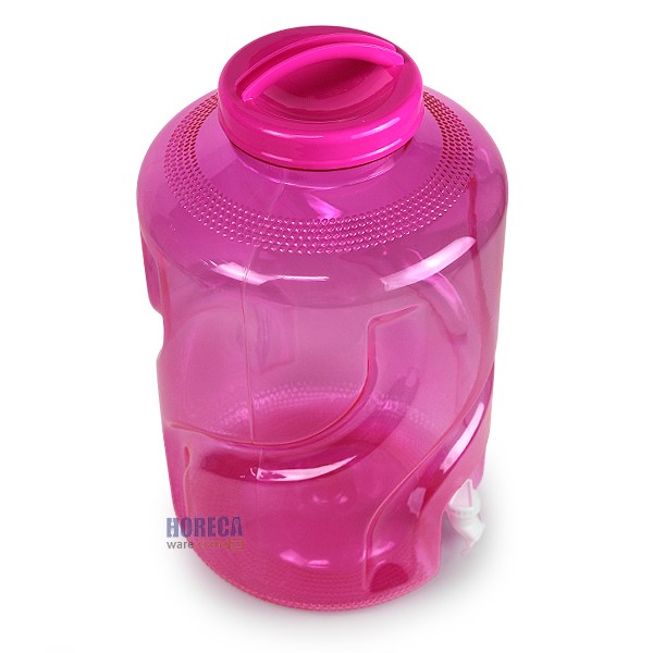 ถังใส สีชมพู PET 18.9ลิตร มีก็อก(X10) เอสอาร์