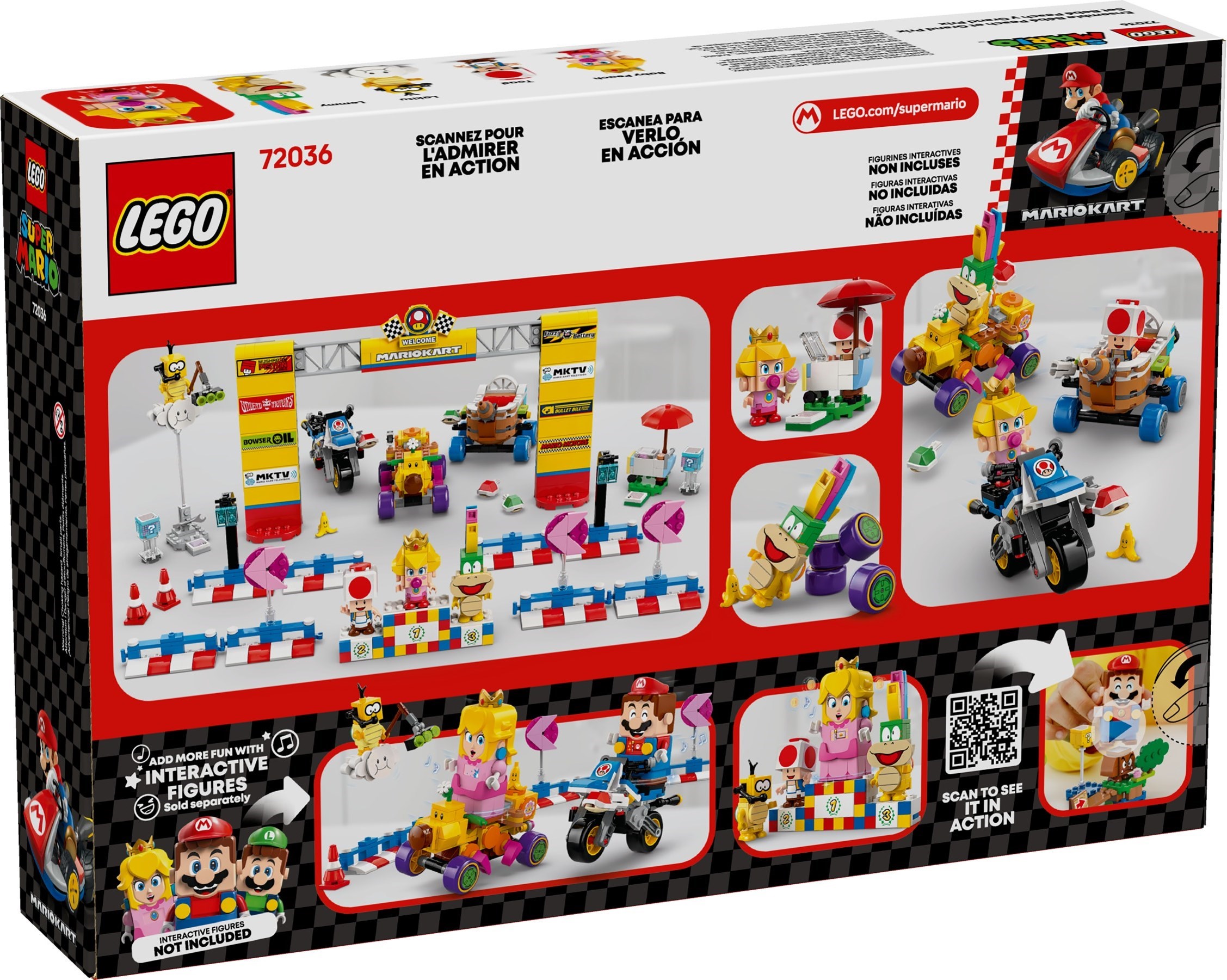LEGO Super Mario เลโก้ 72036 Baby Peach & Grand Prix Set