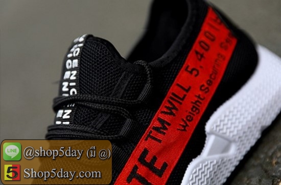 รองเท้าลำลองตาข่ายแฟชั่นเกาหลี สไตล์แบรนด์ดัง (แถบแดง)