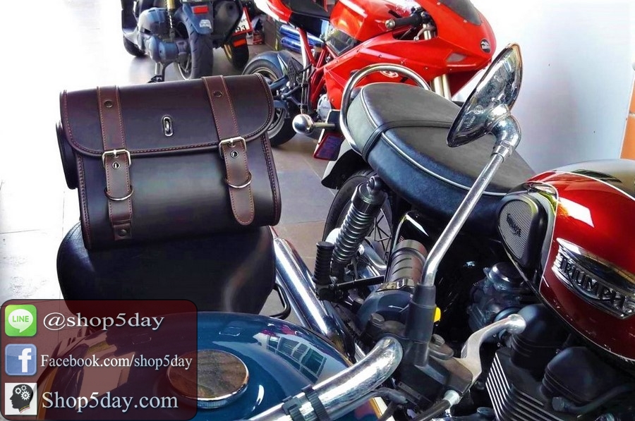 🔥กระเป๋าข้างมอไซค์ วินเทจ คลาสสิค