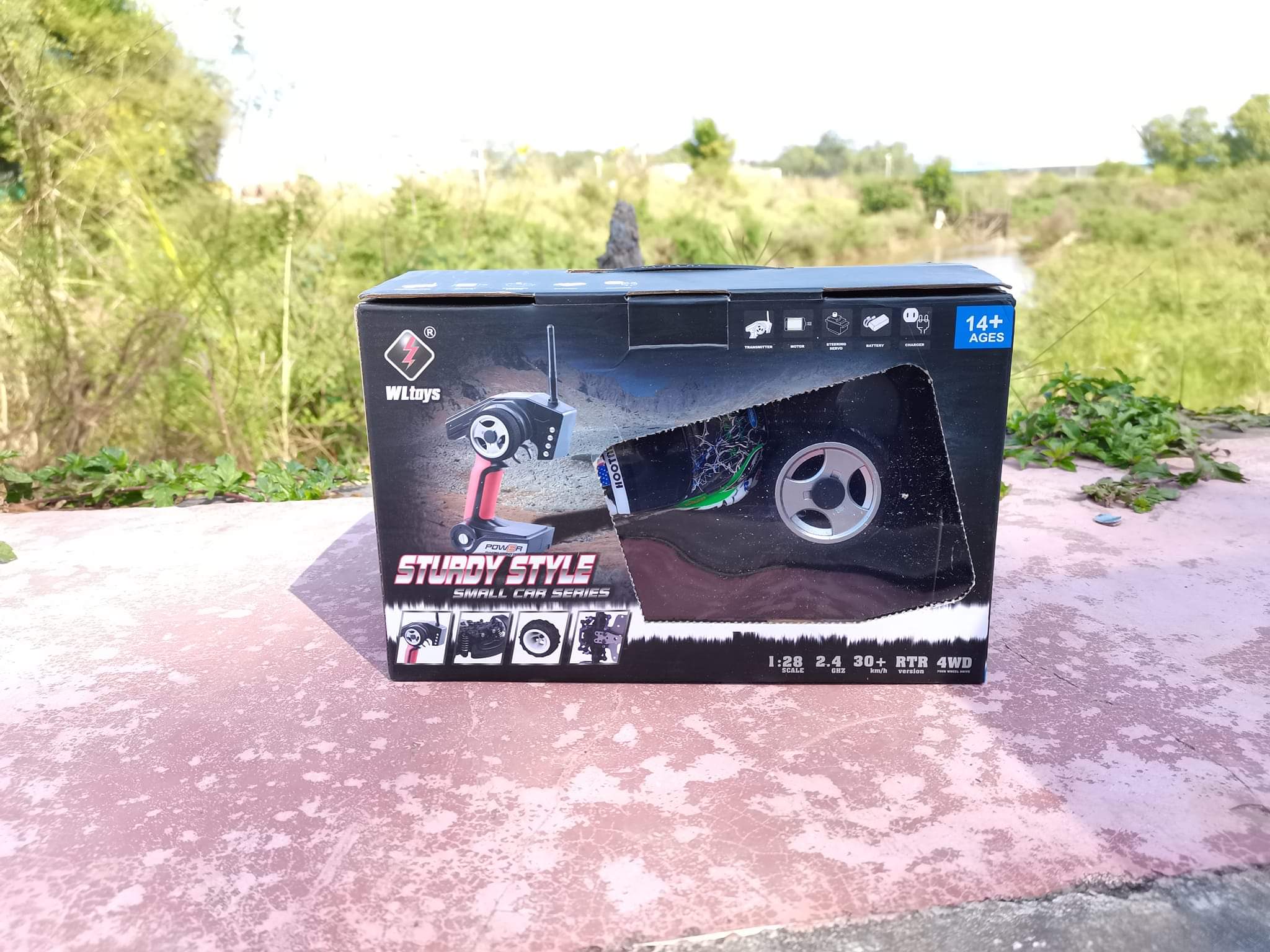 รถบังคับวิทยุ WLtoys K989 RC 1/28 ความเร็ว 30 KMH วิทยุ 2.4 GHZ.SERVO 4WD แลนด์ลี่