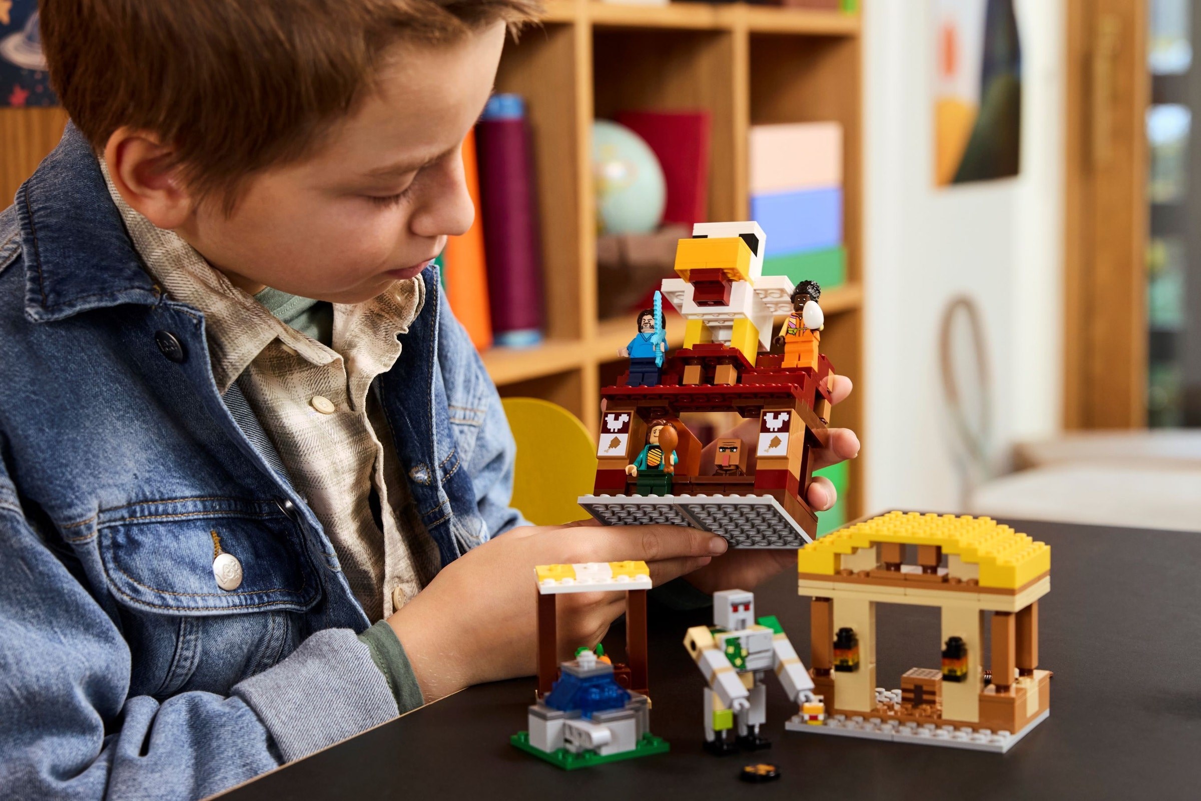 LEGO Minecraft เลโก้ 21273 The Ghast Balloon Village Attack