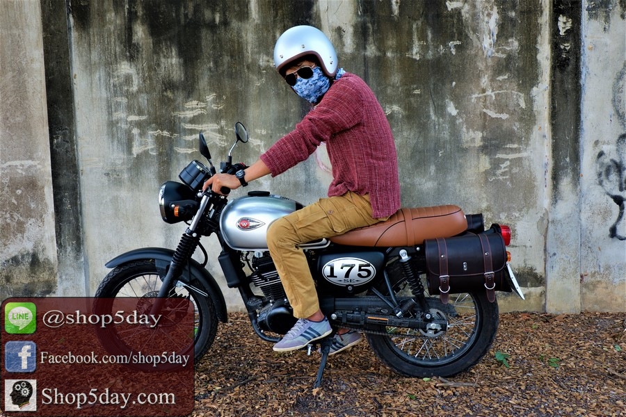 🔥กระเป๋าข้างมอไซค์ วินเทจ คลาสสิค