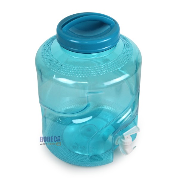 Clear tank, sea blue, PET, 12 liters, with tap (X05) SR