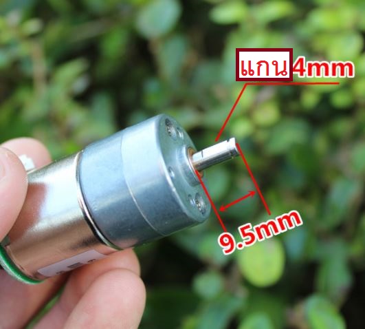 มอเตอร์เกียร์ DC 6-12V 64rpm แกน 4mm. Straight Geared Motor Speed Encoder Tachometer Plate High Speed Large torque 6mm Shaft all-metal gear DC gear motor encoder speed trolley robot with encoder มอเตอร์ทดรอบ วัดความเร็วรอบได้