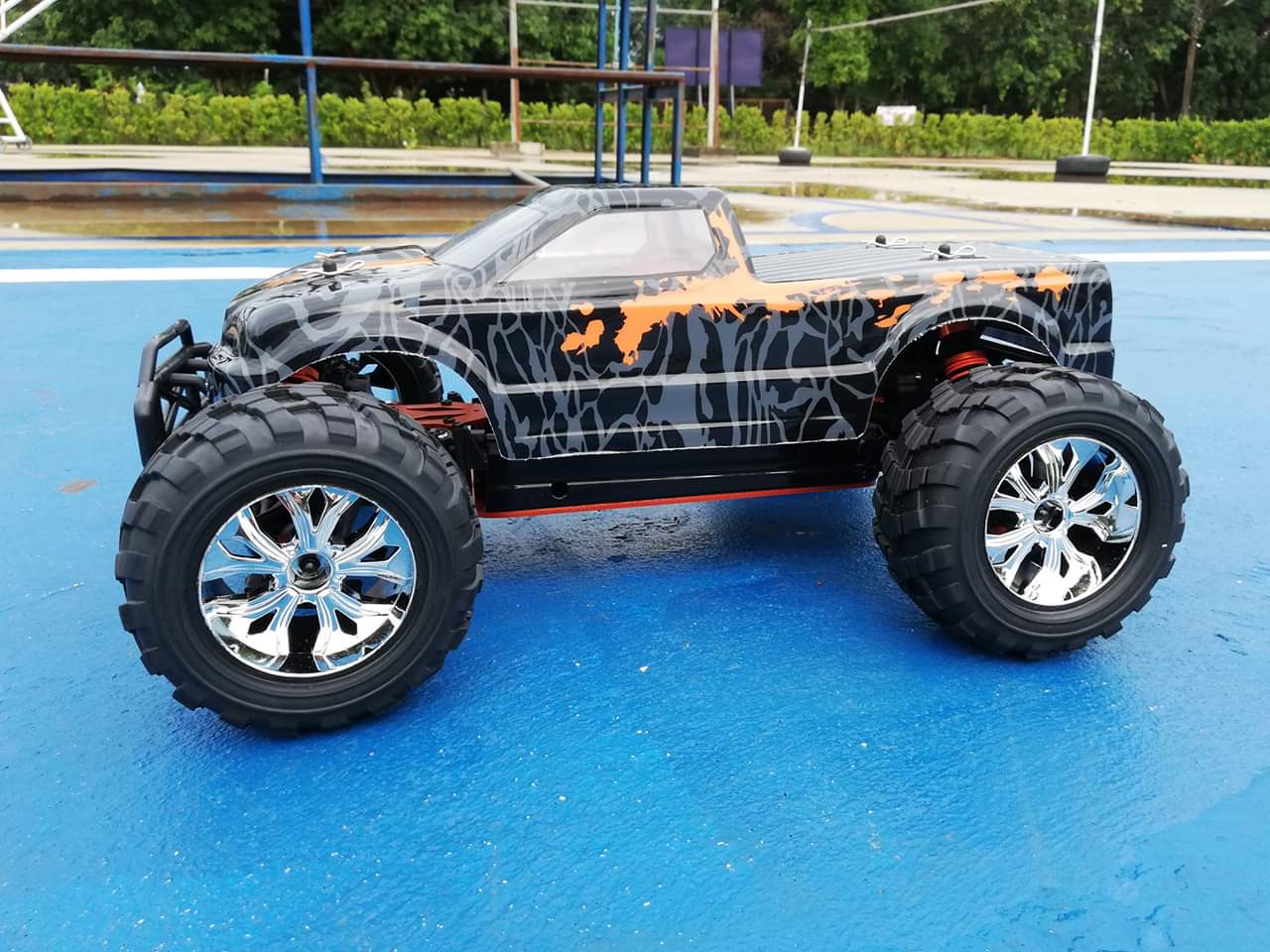รถบังคับวิทยุ KASEMOTO.MAGMA.1/10 OFF-ROAD.4WD ทางฝุนสายลุย